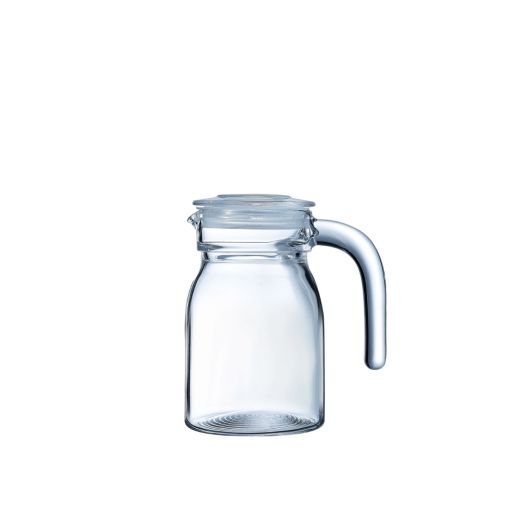 Pichet avec couvercle hermétique SPRING 50cl Ø90xh157mm Verre - Prix en baisse - Henri Julien