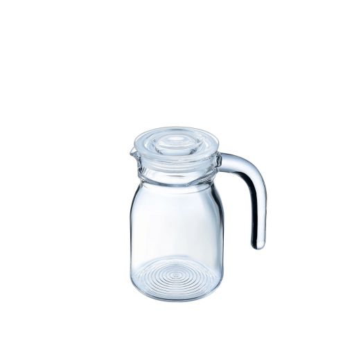 Pichet avec couvercle hermétique SPRING 50cl Ø90xh157mm Verre - Prix en baisse - Henri Julien