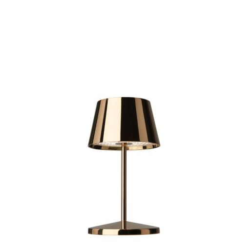 Lampe de table LED SEOUL Aluminium Ø11xh20cm Or rose - Henri Julien