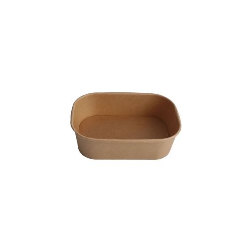 50 Boîtes kraft SQUARE LUNCH BOX 171x118x51 650ml - Henri Julien