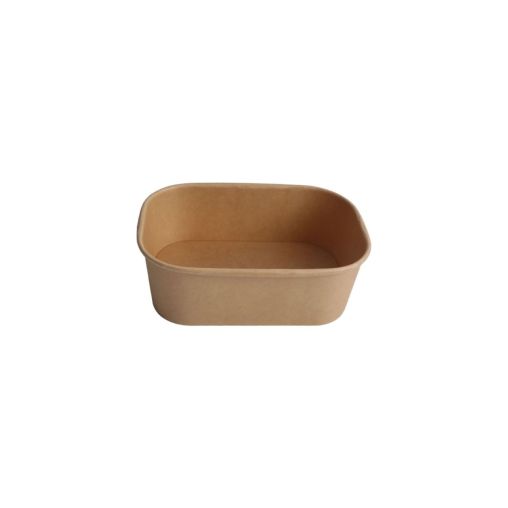 50 Boîtes kraft SQUARE LUNCH BOX 171x118x57 750ml - Henri Julien