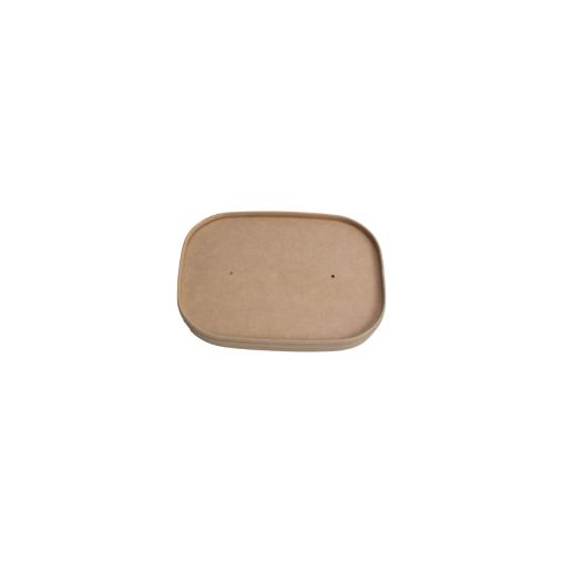 50 Couvercles kraft SQUARE LUNCH BOX - Henri Julien