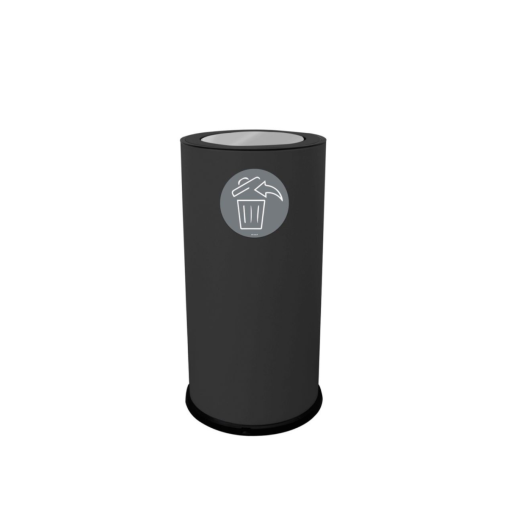 Poubelle collecteur VIKING 70L Noir - Henri Julien
