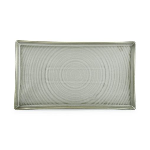 Plat de service rectangulaire LINE 300x170mm Grey - Henri Julien