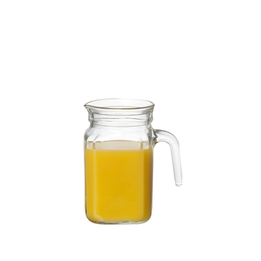 Broc avec anse et bouchon QUADRA 0,6L Ø92xh150mm Verre - Prix en baisse - Henri Julien