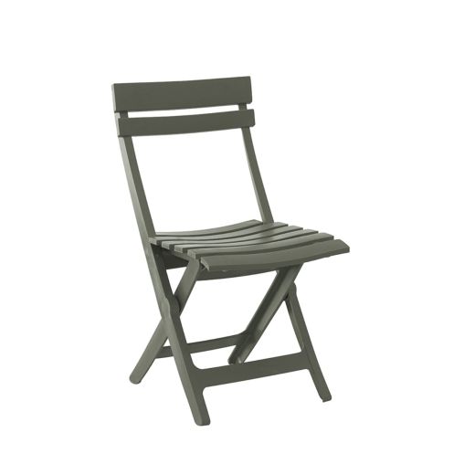 Chaise pliante SQUARE Polypropylène 42x50xh80cm Green forest - Grosfillex - Henri Julien