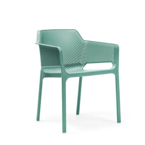 Fauteuil NET Polypropylène 60,5x58,5xh80cm Jade - Nardi - Henri Julien