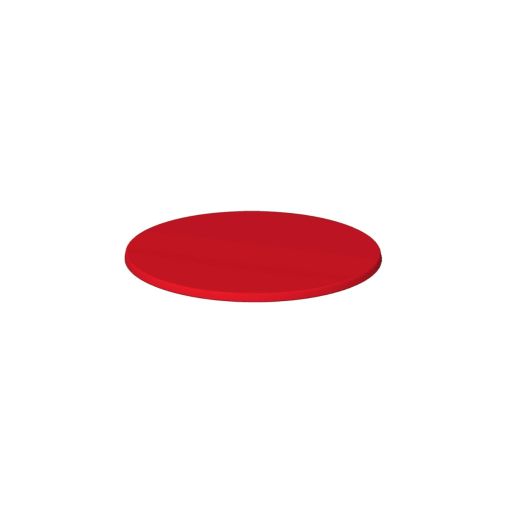 Plateau de table WERZALIT Ø60cm Rouge - Henri Julien