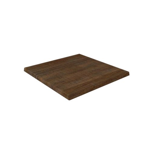 Plateau de table WERZALIT 70x70cm Palissade Bois - Henri Julien