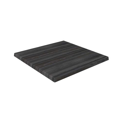 Plateau de table WERZALIT 80x80cm Tempéra Argent - Henri Julien