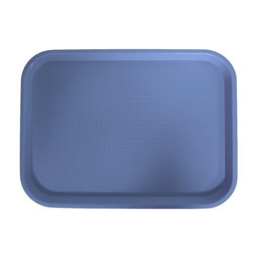 Plateau self Polypropylène 45,7x35,6cm Bleu Jean - Henri Julien