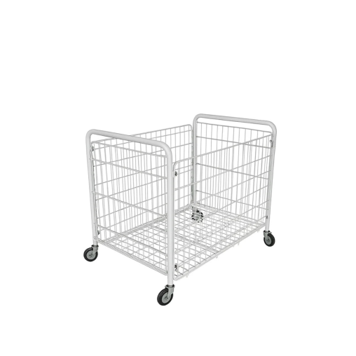 Chariot à linge pliant 140 litres Blanc - Henri Julien