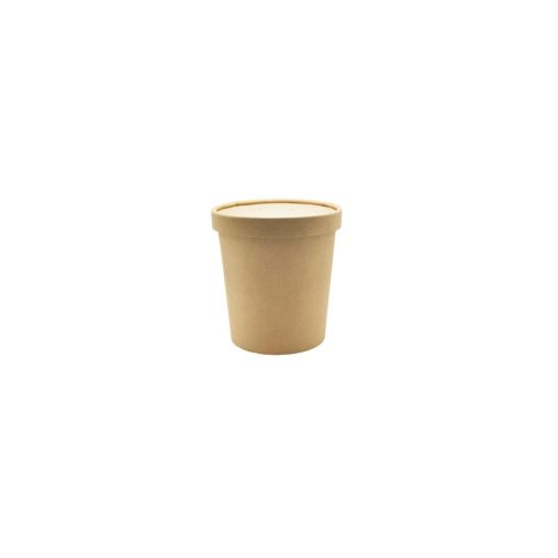 25 Couvercles Kraft - pour Pots Kraft 48cl CV77 - Prix en baisse - Henri Julien
