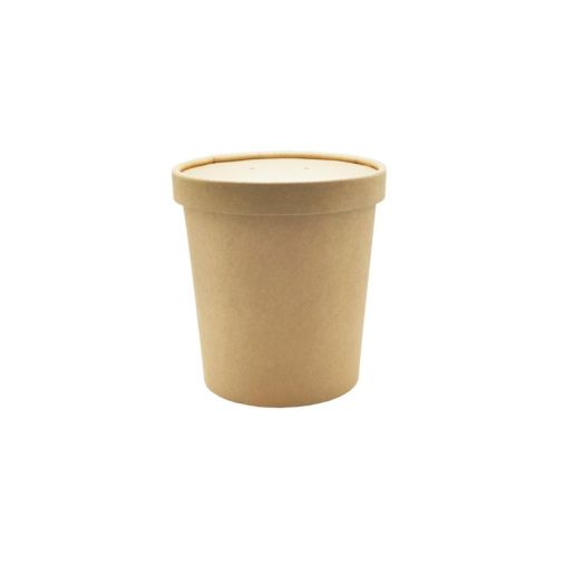 25 Couvercles Kraft - pour Pots Kraft 36cl EH80 - Prix en baisse - Henri Julien