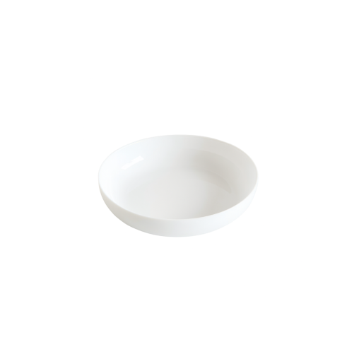 Assiette creuse ROMA EVOLUTION Ø170xh40mm Verre trempé Blanc - Henri Julien