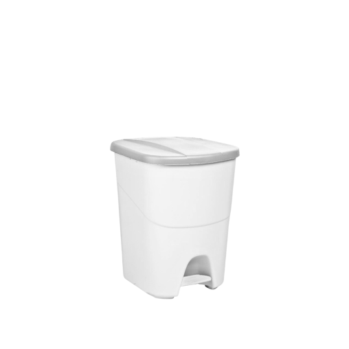 Poubelle Pronet 40L Couvercle Blanc - Prix en baisse - Henri Julien