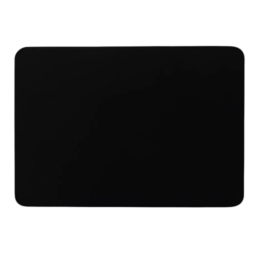Le lot de 4 Sets façon cuir 43x29 uni Noir - Henri Julien
