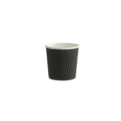 1000 Gobelets carton double paroi Noir 17cl - Henri Julien