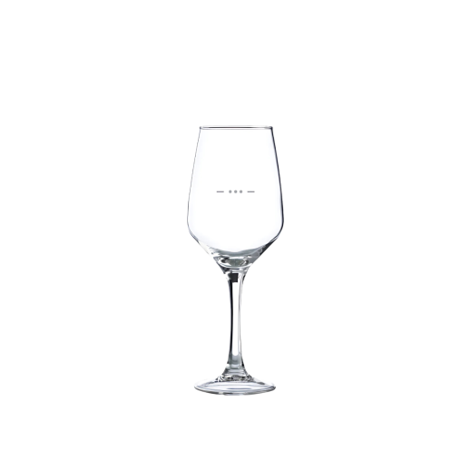 Verre à pied Mencia Trempé 25cl - Jaugé 3 points 15cl - Henri Julien
