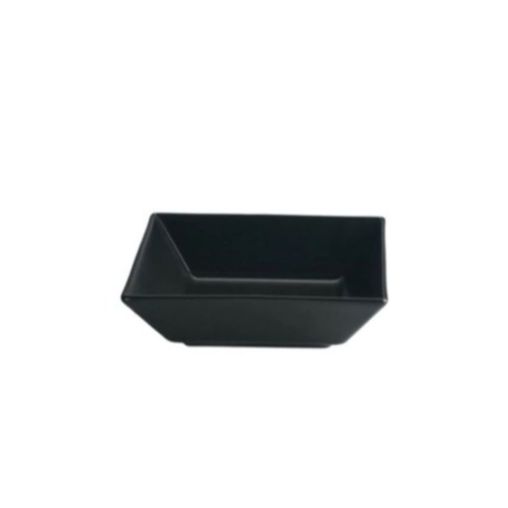 Saladier carré STONEWARE 175x175xh50mm Grès Noir - Henri Julien