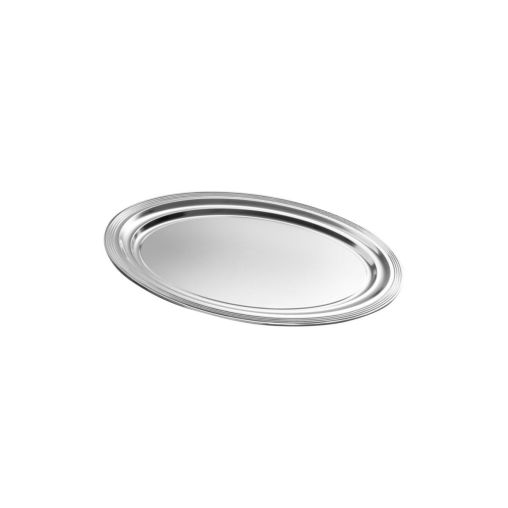 Plateau réception ovale Inox VIP 46x34cm - APS - Henri Julien