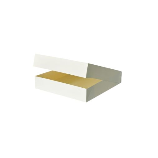 50 Boîtes à Tarte/Pâtissier Carton blanc 290x290xh50 - Henri Julien