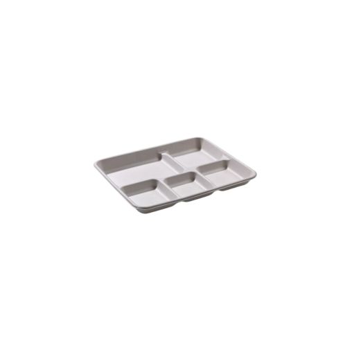 50 Plateaux 5 compartiments 255x203 Biodégradable - Henri Julien