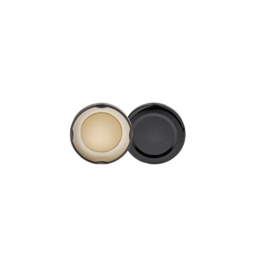 20 Couvercles pour mini pot de confiture noir - Henri Julien