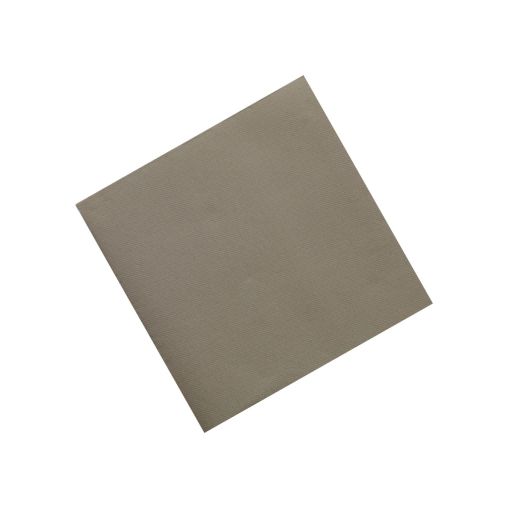 40 Serviettes 2 épaisseurs DOUBLE POINT 38x38cm Taupe - Henri Julien