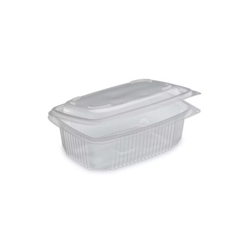 50 Barquettes Rectangle Ondipack avec couvercle 1000g - Henri Julien
