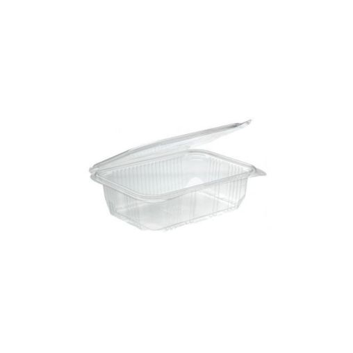 50 Barquettes Rectangle Optipack avec couvercle 1000g - Henri Julien