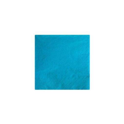 2000 Serviettes ouate 2 épaisseurs 38x38cm Turquoise - Henri Julien