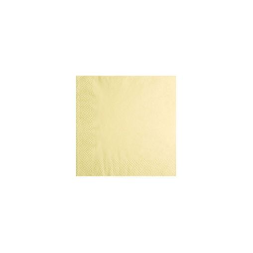 2000 Serviettes ouate 2 épaisseurs 38x38cm Vanille - Henri Julien