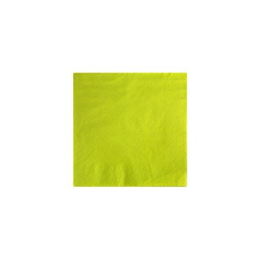 2000 Serviettes ouate 2 épaisseurs 38x38cm Anis - Henri Julien