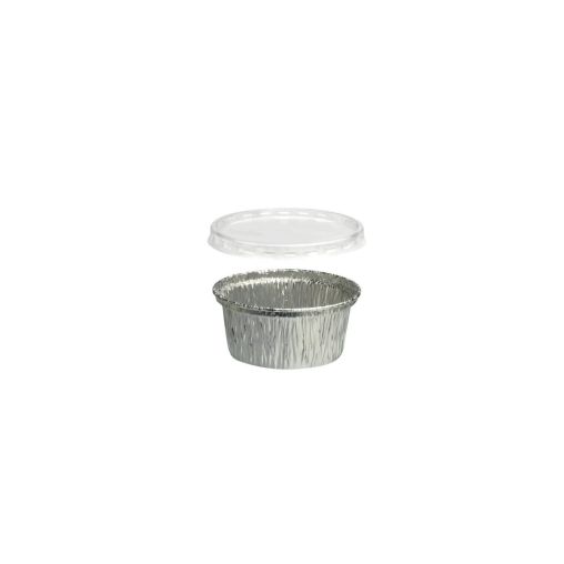 50 Couvercles PVC jetable Ø87 pour ramequin alu - Henri Julien