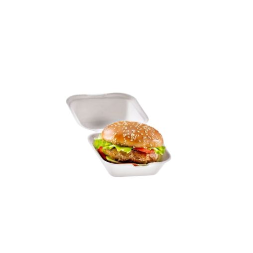 125 Boîtes Hamburger + couvercle charnière bio - Prix en baisse - Henri Julien