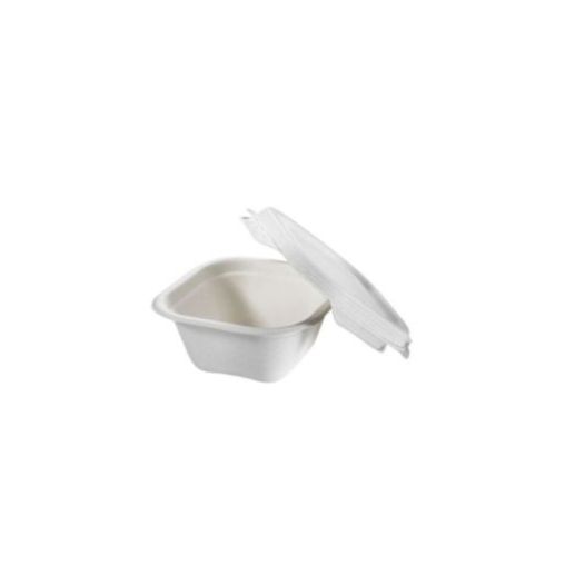 125 Saladiers carré biodégradable 350ml - Prix en baisse - Henri Julien