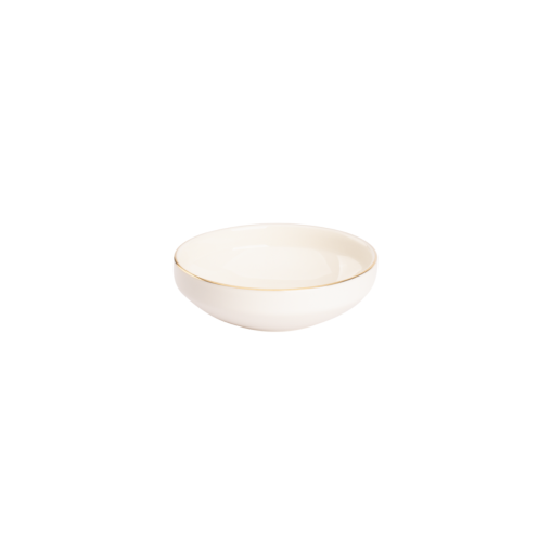 Bol LIGNE D'OR Ø150xh45mm 45cl Porcelaine Blanc Filet Or - Henri Julien