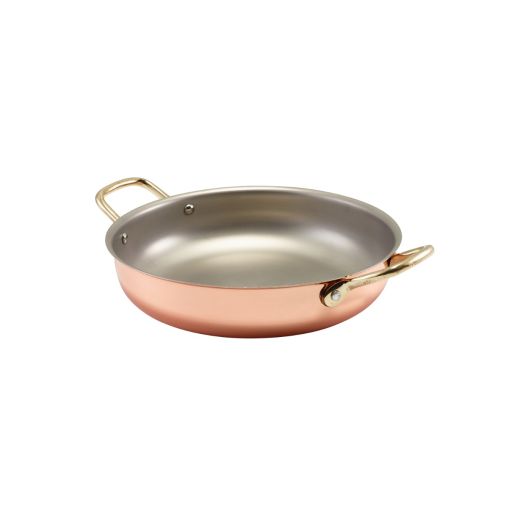 Plat à oreilles avec poignées Laiton AMBER Ø220xh50mm Acier et Cuivre - Henri Julien