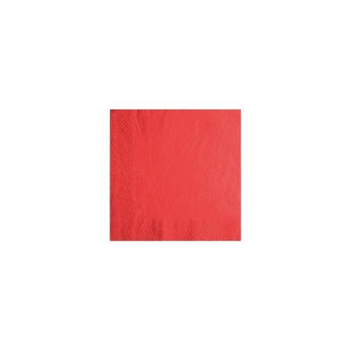 2000 Serviettes ouate 2 épaisseurs 38x38cm Rouge - Henri Julien