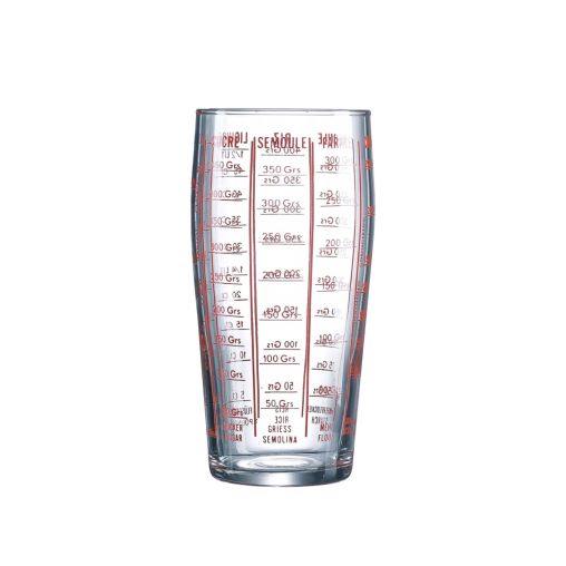 Verre mesureur 58cl Ø80xh160mm Verre trempé - Henri Julien