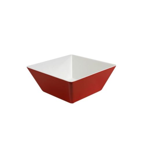 Saladier carré Calvi mélamine 240X240 Rouge - Pujadas - Henri Julien