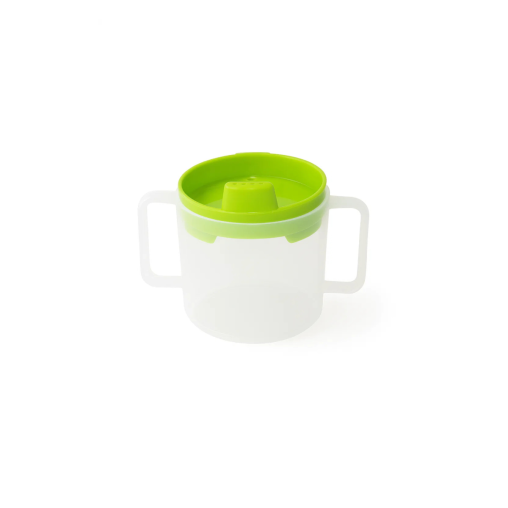 Tasse 2 anses Tilleul avec couvercle à bec 20cl - Henri Julien