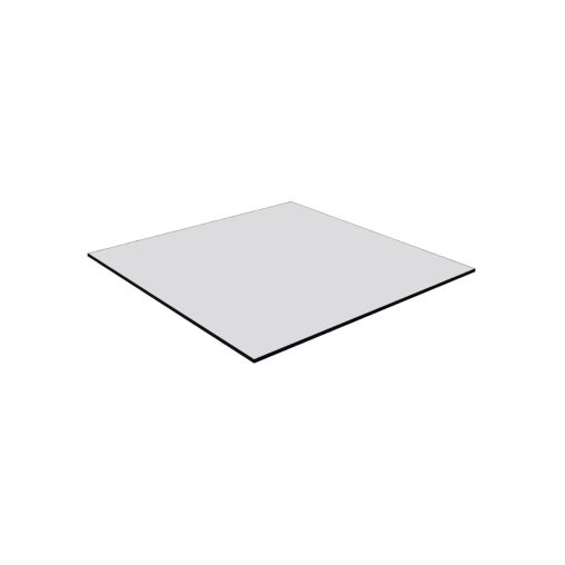 Plateau de table COMPACT 70x70cm Gris Clair - Henri Julien