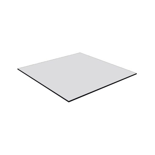 Plateau de table COMPACT 80x80cm Gris Clair - Henri Julien