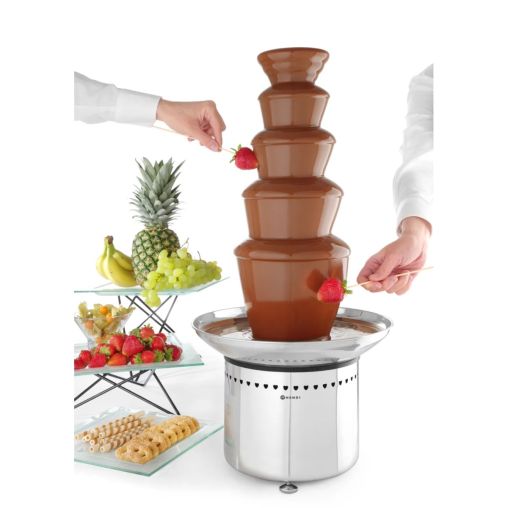 Fontaine à chocolat professionnelle 5 niveaux Inox - Henri Julien