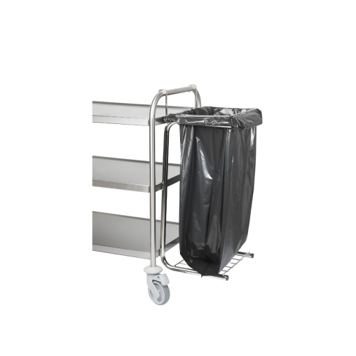 Support sac poubelle 'Fort' Inox pour chariot - Henri Julien