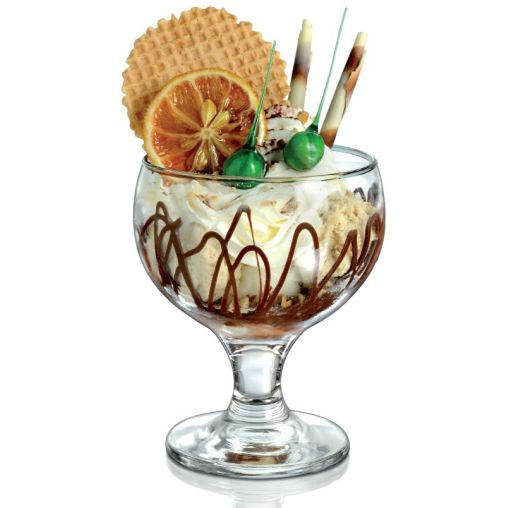 Coupe à glace PALM 35cl Verre Ø92xh120mm - Henri Julien