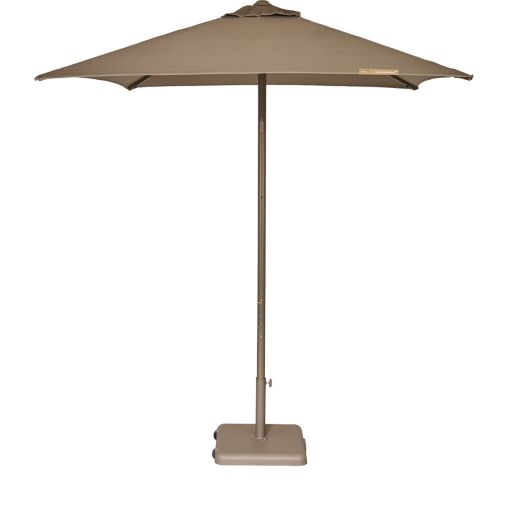 Parasol purifiant EOLO PURETI Aluminium et Tissu 250x250xh266cm Taupe - Ezpeleta - Henri Julien