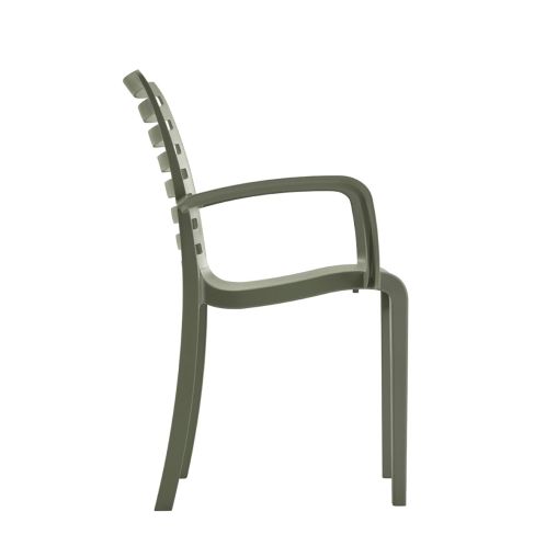 Fauteuil SLAT Polypropylène 58x60xh88cm Green forest - Grosfillex - Henri Julien